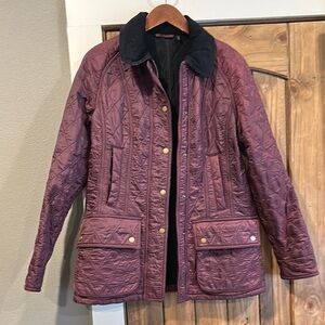Women's Barbour Quilted Jacket - Maroon